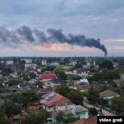 На военной базе под Джанкоем взорвался склад с боеприпасами