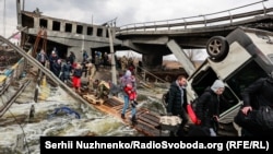 Эвакуацыя з Ірпіня Кіеўскай вобласці, 7 сакавіка