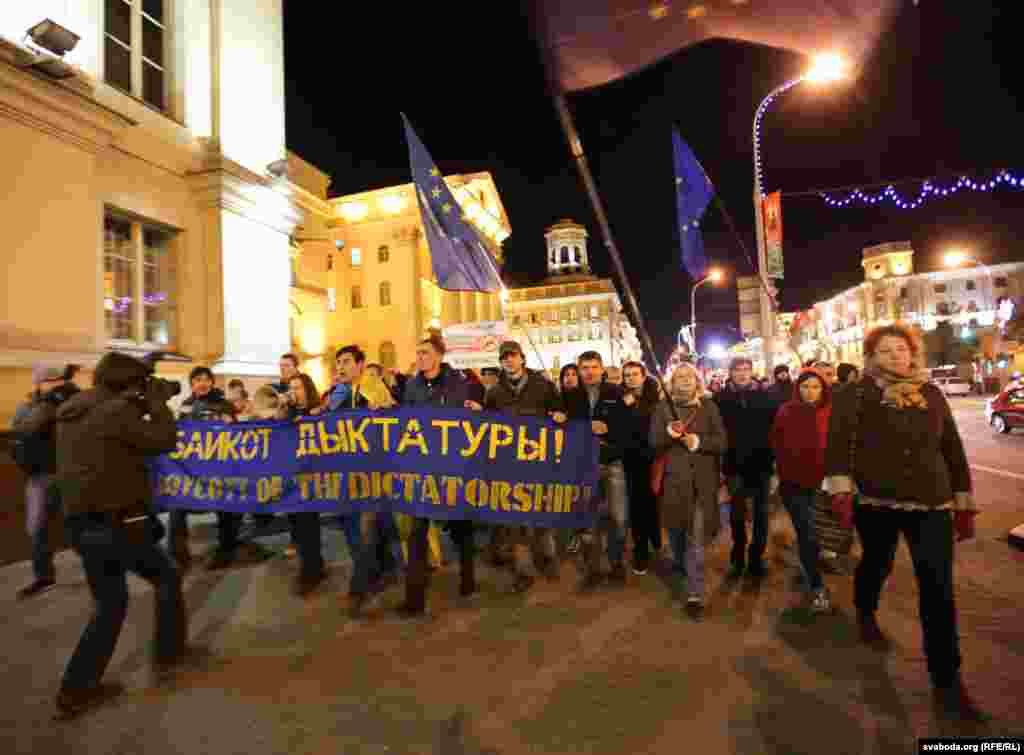 Belarus - opposition rally against elections fraud