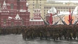 В Москве на Красной площади отметили 75-летие парада 1941 года (видео)