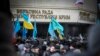 Митинг возле Верховной Рады Крыма, 26 февраля 2014 год