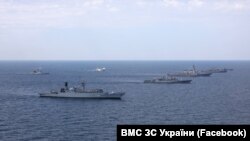 Учения НАТО и Украины в Черном море