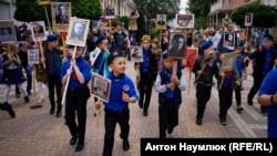 Акция «Бессмертный полк» в Симферополе, 9 мая 2018 года