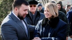 Наталья Поклонская и глава «ДНР» Денис Пушилин