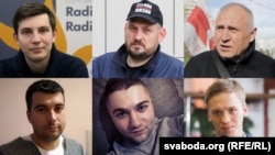 Ігар Лосік, Сяргей Ціханоўскі, Мікалай Статкевіч, Уладзімер Цыгановіч, Арцём Сакаў, Дзьмітры Папоў